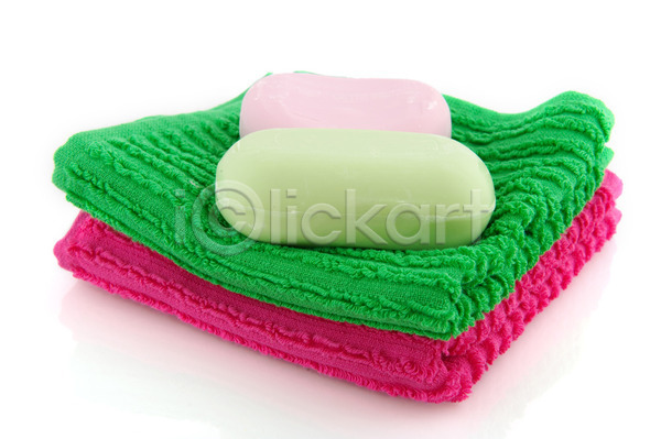 사람없음 JPG 포토 해외이미지 고립 목욕 분홍색 비누 수건 쌓기 씻기 욕실 위생관리 접기 조각 청소 초록색 컬러풀 해외202004