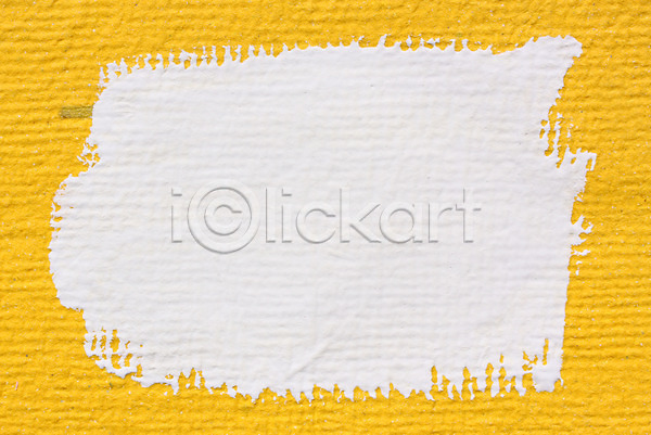 사람없음 JPG 포토 해외이미지 그림 노란색 물감 백그라운드 붓터치 질감 추상 프레임 해외202004 흰색