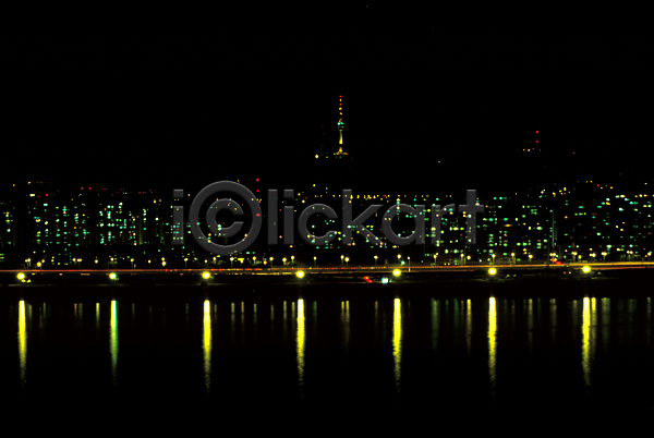 사람없음 JPG 포토 강 건물 도시 빌딩 빛 상업시설 야간 야경 야외 자연 조명 풍경(경치)