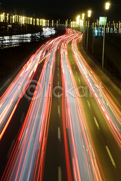 사람없음 JPG 장노출 포토 건축 길 도로 도시 빛 야간 야경 야외 조명 차도 풍경(경치)