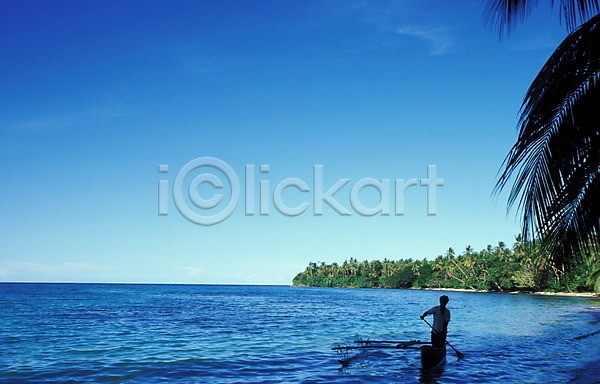 사람 JPG 실루엣 포토 물결 바다 배(교통) 백그라운드 야외 오세아니아 외국문화 자연 주간 파푸아뉴기니 풍경(경치) 하늘 해외풍경