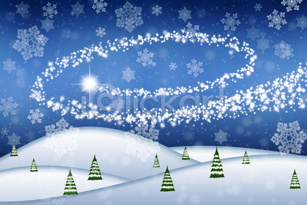 사람없음 JPG 포토 해외이미지 겨울 나무 눈꽃무늬 눈송이 백그라운드 크리스마스 파란색 해외202004 흰색