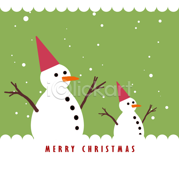 사람없음 JPG 포토 해외이미지 겨울 눈내림 눈사람 디자인 메리크리스마스 초록색 크리스마스 해외202004