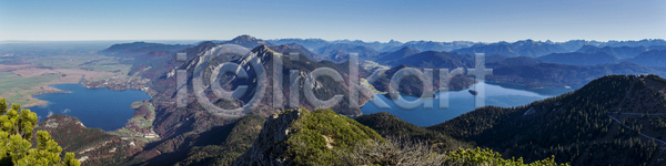 사람없음 JPG 포토 해외이미지 10월 가을 계곡 나무 독일 바위 바이에른 산 알프스 유럽 자연 풍경 해외202004 해외포토 호수