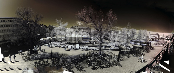 사람없음 JPG 포토 해외이미지 건물 도시 스웨덴 적외선 채널 타운 필터 해외202004 해외포토