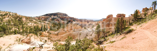 사람없음 JPG 포토 해외이미지 골짜기 공원 그림 내추럴 미국 방문 부식 빨간색 서쪽 야외 여름 여행 오렌지 자국 전국 지질학 첨탑 탑 파노라마 풍경 해외202004 해외포토
