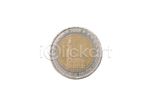 사람없음 JPG 포토 해외이미지 2 고립 기념 독일 돈 동전 수집 유럽 유로 함부르크 해외202004 흰색