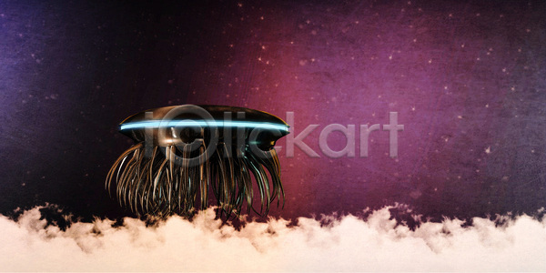 미래 신비 사람없음 3D JPG 일러스트 포토 해외이미지 UFO 고립 공상 과학 구름 만들기 백그라운드 빛 오브젝트 외계인 우주 우주선 중력 컵받침 하늘 해외202004 해외일러스트