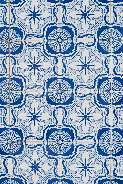 사람없음 JPG 포토 해외이미지 그림 디자인 미술 백그라운드 아라베스크 추상 타일 파란색 패턴 해외202004