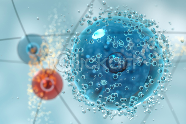 사람없음 3D JPG 해외이미지 과학 세포 원형 의학 파란색