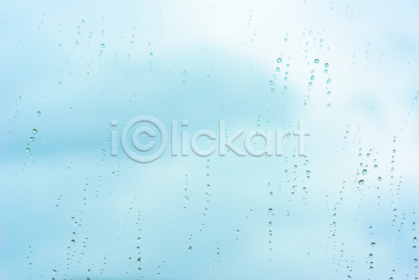 사람없음 JPG 포토 해외이미지 물 물방울 빗방울 안개 유리 젖음 창문 투명 파란색