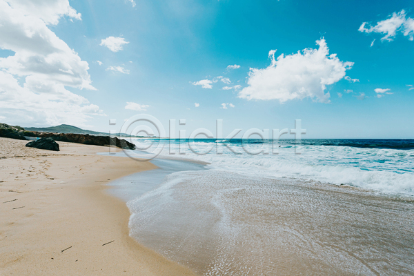 평화 휴식 사람없음 JPG 포토 해외이미지 경관 바위(돌) 섬 야외 자연 주간 파도 풍경(경치) 해변