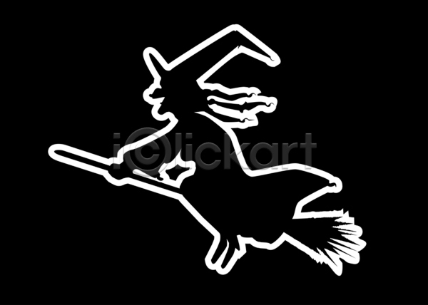 사람없음 JPG 일러스트 포토 해외이미지 검은색 그래픽 그림 대접 마녀 미술 윤곽 장난 할로윈