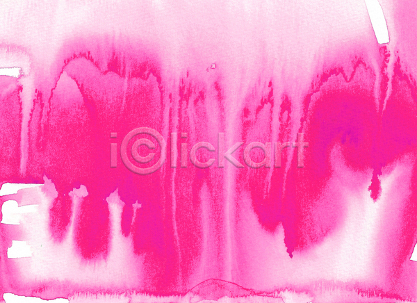 사람없음 JPG 일러스트 해외이미지 백그라운드 번짐 분홍색 붓터치 수채화(물감)