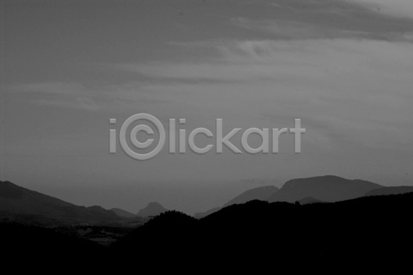 사람없음 JPG 포토 해외이미지 흑백 남쪽 산 스페인 오픈 유럽 절정 큼 파노라마 풍경(경치) 프랑스 하늘 휴가