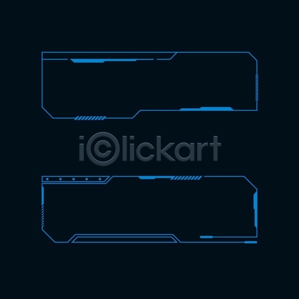 사람없음 EPS 일러스트 해외이미지 SF UI 디지털 사이버 인터페이스 프레임 해외일러스트