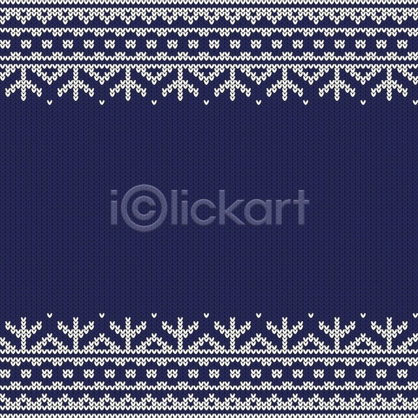 따뜻함 사람없음 EPS 일러스트 해외이미지 디자인 뜨개질 미술 백그라운드 직물 질감 파란색 프레임