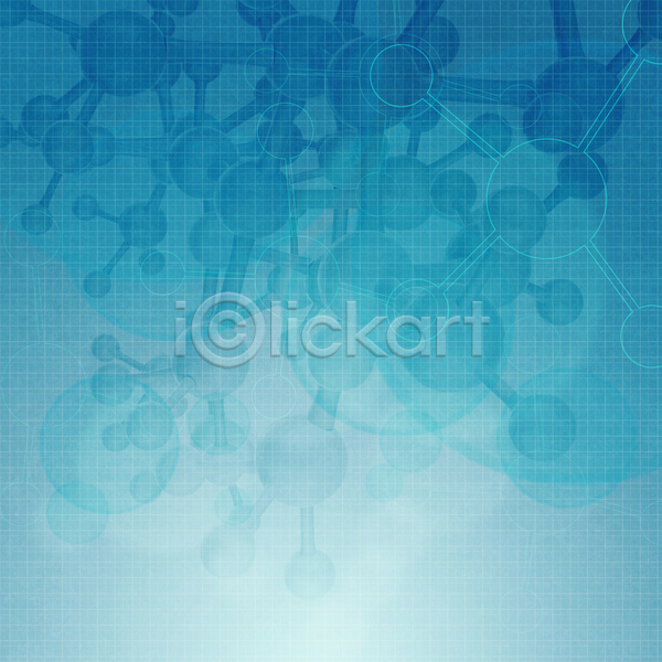 사람없음 JPG 디지털합성 편집이미지 해외이미지 백그라운드 분자구조 의학 파란색