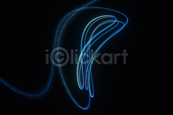 사람없음 3D JPG 포토 해외이미지 검은색 곡선 그래픽 그래픽백그라운드 빛 웨이브 추상 파란색