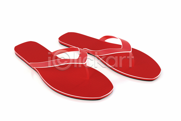 휴식 사람없음 3D JPG 포토 해외이미지 샌들 슬리퍼 신발 오브젝트 쪼리 흰배경