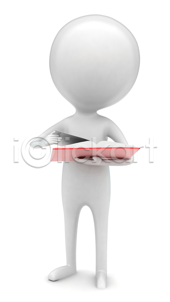 남자 사람 사람없음 3D JPG 일러스트 포토 해외이미지 3 고립 그래픽 독서 디지털 만들기 만화 백그라운드 숫자 작음 책 추상 치수 캐릭터 컨셉 클립아트 펼침 흰배경 흰색