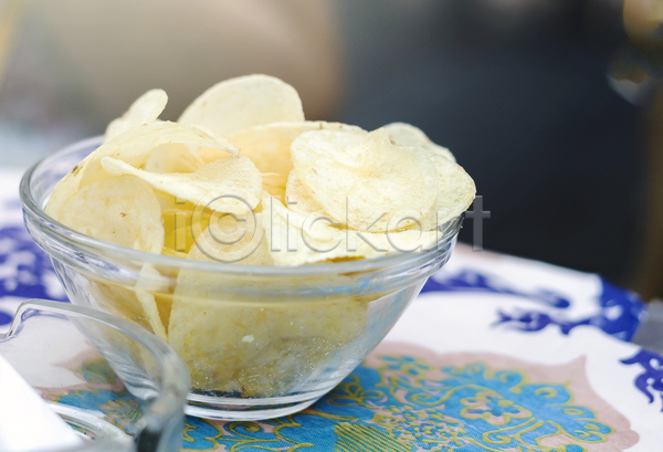 사람없음 JPG 아웃포커스 포토 해외이미지 감자칩 실내 칩(음식)