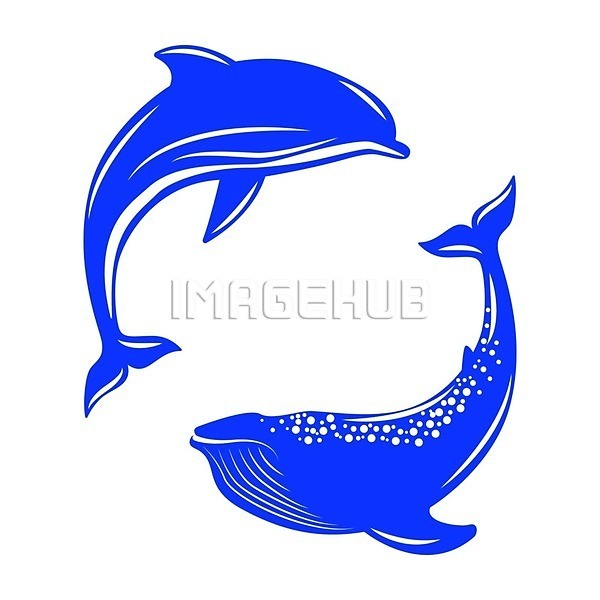 EPS 일러스트 해외이미지 고래 고립 그림 대륙 돌고래 동물 동물상 디자인 물 바다 생태학 수영 수중 심볼 자연 포유류 플랫