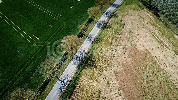 사람없음 JPG 포토 항공촬영 가로수 도로 시골 야외 유럽 유럽풍경 자연 주간 풍경(경치) 프랑스 해외풍경