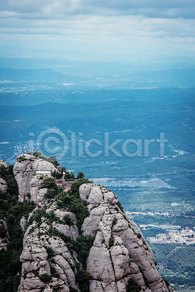 사람없음 JPG 포토 돌산 바위(돌) 스페인 암석 야외 유럽 유럽풍경 자연 절벽 주간 풍경(경치) 하늘 해외풍경