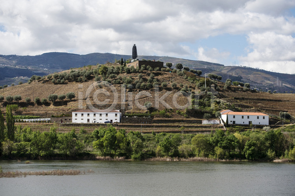 사람없음 JPG 포토 해외이미지 강 계곡 농업 도루강 양조장 와인 유럽 자연 포르투갈 풍경(경치)