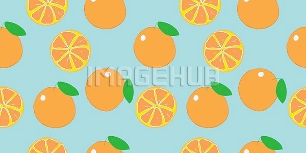 사람없음 EPS 일러스트 해외이미지 백그라운드 오렌지 주황색 패턴 하늘색