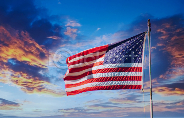 애국심 사람없음 JPG 포토 해외이미지 깃대 깃발 미국 배너 별 빨간색 사바나 조지아 줄무늬 파란색 흰색