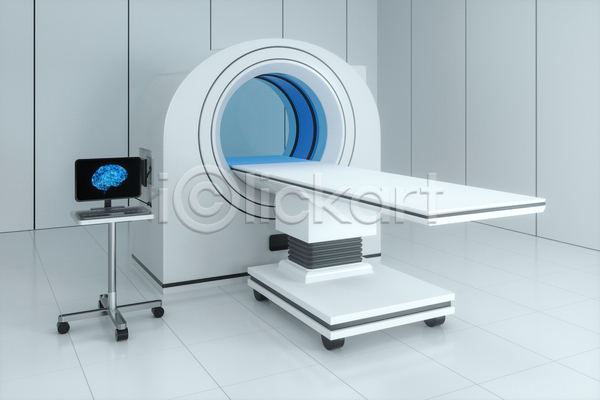 사람없음 3D JPG 해외이미지 CT촬영 의료기계 의학 컴퓨터 흰색