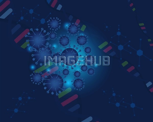 EPS 아이콘 일러스트 해외이미지 과학 그래픽 디자인 미술 바이러스 백그라운드 심볼 예방 질병 추상 파란색 포스터