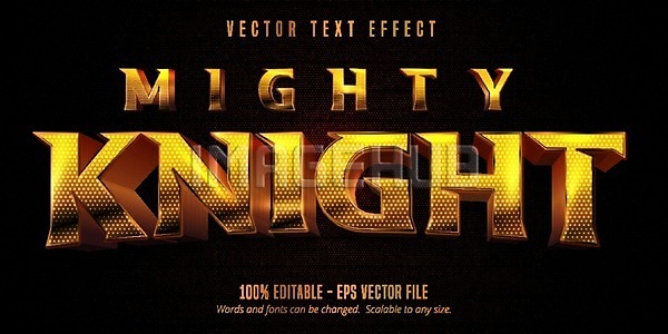 사람없음 3D EPS 일러스트 해외이미지 광택 금속 단어 신화 알파벳 영화 타이포그라피 텍스트 해외일러스트 황금 효과 힘