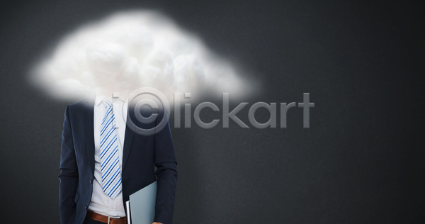 남자 성인 성인남자한명만 한명 JPG 앞모습 포토 해외이미지 검은배경 구름(자연) 들기 비즈니스맨 상반신 정장