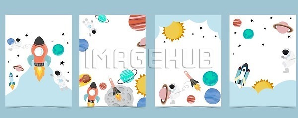 축하 아기 어린이 EPS 일러스트 템플릿 해외이미지 공상 과학 그래픽 달 디자인 로켓 만화 배너 백그라운드 별 불 샤워실 손 시작 신용카드 심볼 여행 우주 우주비행사 우주선 은하계 인사 장식 지구 초대 코스모스(꽃) 태양 파티 패턴 포스터 프레임 플랫 하늘 해외일러스트 행성 휴가