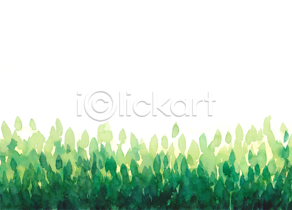 사람없음 JPG 일러스트 해외이미지 그림 번짐 붓터치 수채화(물감) 식물 잎