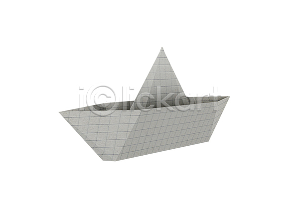 아이디어 사람없음 3D JPG 포토 해외이미지 디자인 오브젝트 종이 종이배 종이접기 흰배경