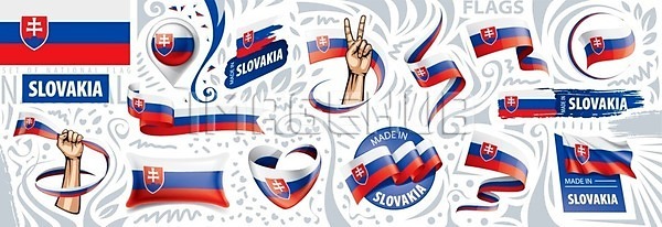 애국심 자유 축하 EPS 일러스트 해외이미지 고립 공화국 그래픽 깃대 깃발 독립 디자인 리본 배너 백그라운드 브라티슬라바 사인 세계 세트 손 수집 슬로바키아 신분 심볼 여행 유럽 전국 정부 정치 테이프 통일 하트 해외일러스트 휴가
