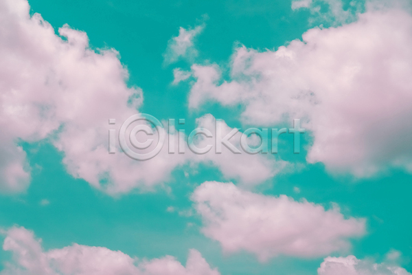 사람없음 JPG 포토 해외이미지 구름(자연) 맑음 분홍색 야외 주간 초록색 하늘