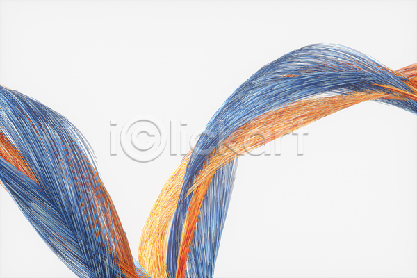 사람없음 3D JPG 포토 해외이미지 광섬유 교차 그래픽 그래픽백그라운드 주황색 추상 파란색