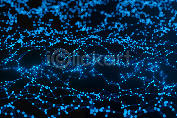 사람없음 3D JPG 일러스트 포토 해외이미지 그래픽 그래픽백그라운드 디지털백그라운드 반짝임 빛 빛망울 지오메트릭 추상 파란색