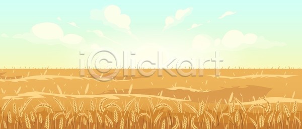 복잡 사람없음 EPS 일러스트 해외이미지 계절 그래픽 낟알 노란색 농작물 도시풍경 디자인 마을 만화 밀 밭 배너 백그라운드 빵 새벽 수확 숙성 스타일 시골 시리얼 식물 심플 야외 여름 우주 인포그래픽 일몰 일출 장면 지역 질감 태양 파노라마 포스터 풍경 플랫 해외일러스트 황금