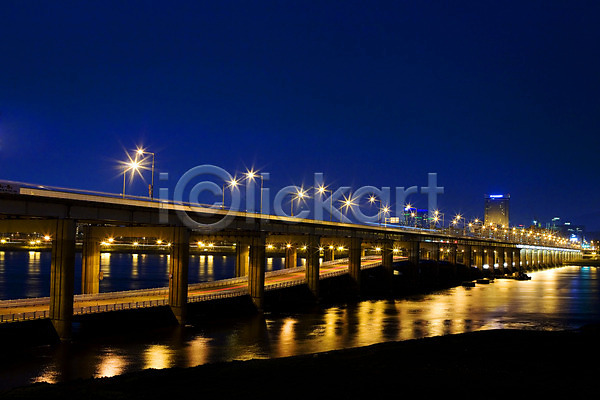 사람없음 JPG 포토 다리(건축물) 도시풍경 반포대교 빛 서울 야간 야경 야외 한강 한강다리