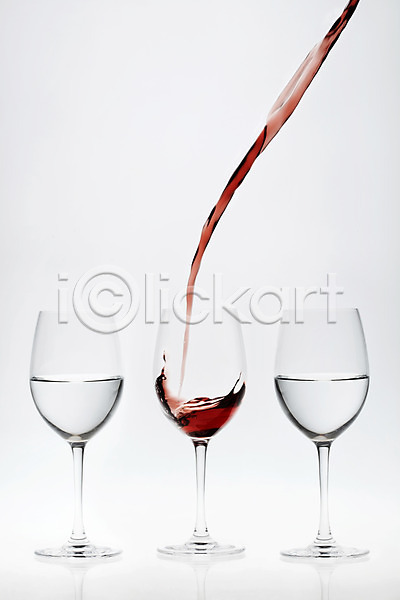 사람없음 JPG 포토 빨간색 실내 오브젝트 와인 와인잔 흰배경