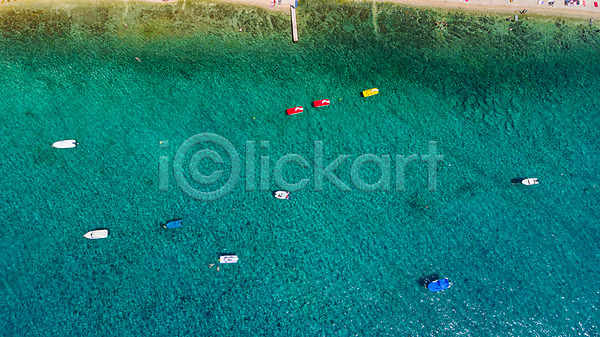 사람없음 JPG 포토 항공촬영 바다 배(교통) 섬 야외 요트 유럽풍경 자연 주간 크로아티아 파그섬 풍경(경치) 해변 해외풍경