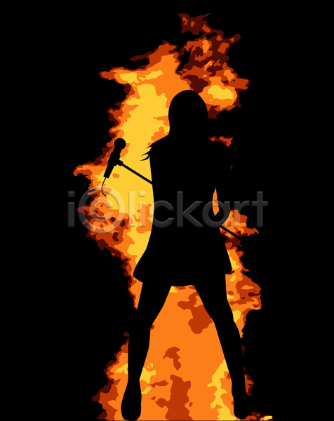 뜨거움 사람없음 여자 JPG 일러스트 포토 해외이미지 그림 무대 미술 별 불 불꽃(불) 빨간색 연소 연주자 추상 카피스페이스 팝 화상