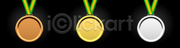 사람없음 3D JPG 포토 해외이미지 고립 공백 메달 배지 백그라운드 스포츠 은색 청동 해외포토 황금