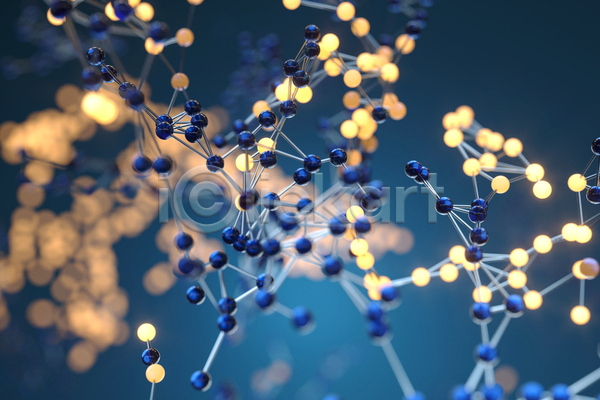 사람없음 3D JPG 포토 해외이미지 DNA 그래픽 기하학 백그라운드 블러 빛 생물학 선 연결 원자 원형 파란색 화학